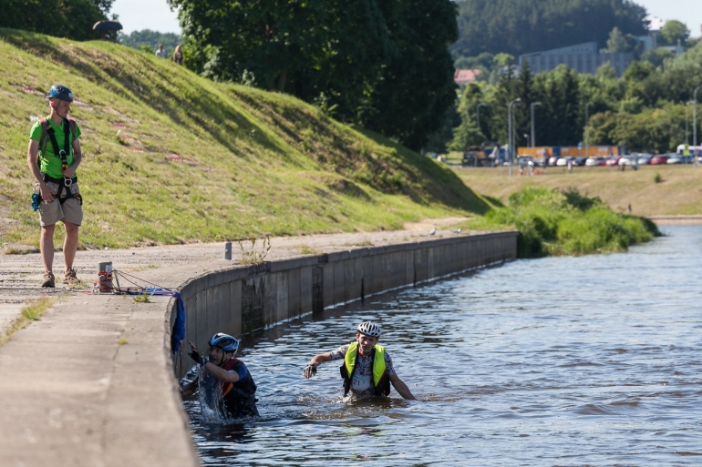 2014, Vilnius, Vilnius Challenge, miesto multi-sporto varžybos, Neris, Baltasis tiltas
