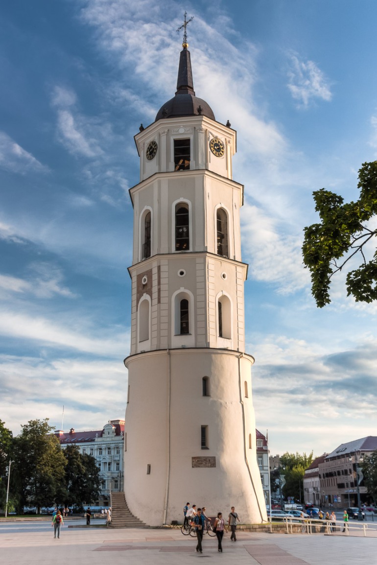 2011, Vilnius, Lietuva, Lithuania, Katedra, Cathedra, Vilnius Cathedra, Katedros bokštas, bell tower, hdr