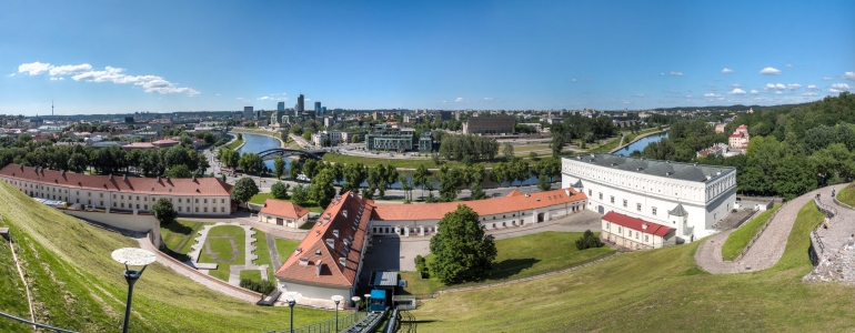 2014, Gediminas' castle, Gediminas' hill, Gediminas' tower, Gedimino kalnas, Gedimino pilis, HDR, Lietuva, Lithuania, panorama, Vilnius