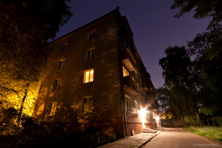 Vilnius, Lithuania, Lietuva, naktis, night, long exposure, ilgas islaikymas, miestas, city, vasara, 2011